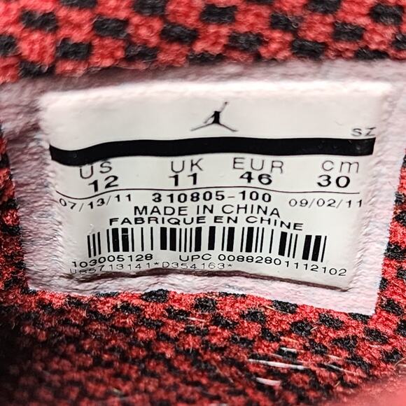 Air Jordan 10 Retro CHICAGO 2012 310805-100 Size 12 WORN - Picture 8 of 8